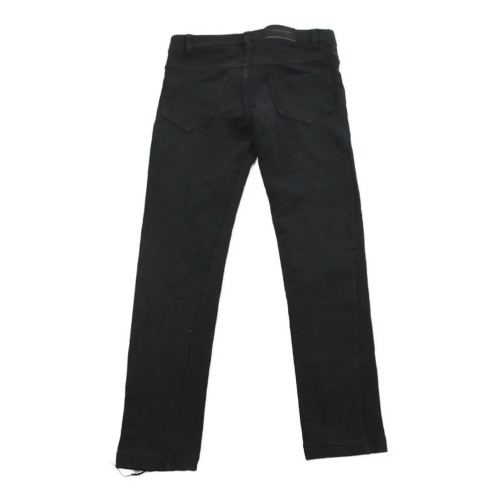 Mayoral Girls Cotton Stretch Zippered Ankle Pants Black Size 6